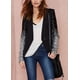 thumbnail image 3 of Nuevas mujeres Blazer Coat Sparkling Lentejuelas mangas largas Irregular Hem elegante Outwear Chaque Tomshoo XXXXL, 3 of 7