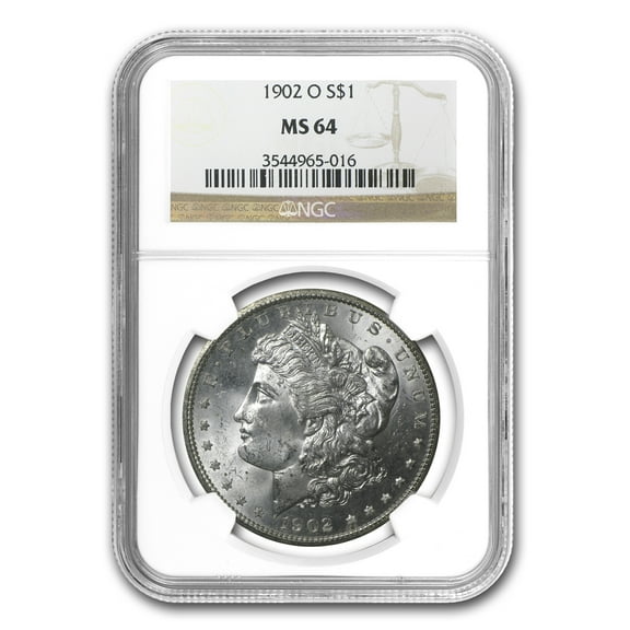 1902-O Morgan Dollar MS-64 NGC