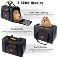 thumbnail image 4 of Morpilot Bolsa transportadora para mascotas, bolsa transportadora portátil para gatos con apertura superior, tapete extraíble y malla transpirable, bolsa transportadora plegable para perros y gatos, c, 4 of 5