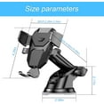thumbnail image 2 of WWS-Cell Phone Holder Car,360°Rotatable Car Phone Mount for Windshield Dashboard Air Vent,360° Rotate Car Phone Mount Compatible with 13 Pro Max/13/12/11 and All Smartphones, 2 of 4