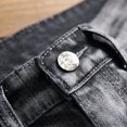 thumbnail image 4 of HOOMEUMY Men's Biker Jeans Straight Fit Stretch Denim Washed Distressed Ripped Biker Jeans with Multi-Pockets Loose Fit Low Rise Straight Leg Trucker Jeans for Men Gray XXXXL(38), 4 of 8