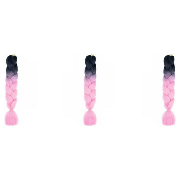 Qarigey Trenzas con extensiones de cabello trenzado, materiales fáciles de moda, cabello trenzado sintético B4 Type1 NO1