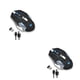 thumbnail image 4 of sweethay Ratón inalámbrico USB Recargable Silencioso 2400DPI Juego Ratón mecánico Receptor Ergonómico Dispositivo de suspensión Viaje Negro Negro 2piezas, 4 of 6