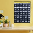 thumbnail image 2 of Numbered Pocket Chart Over Door tool supplies Hanging with 30 Pockets Durable for Closet, 2 of 9