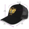 thumbnail image 3 of Army Emblem Warrant Officer CW4 Retired Baseball Cap Adjustable Mesh Trucker Hat, 3 of 8