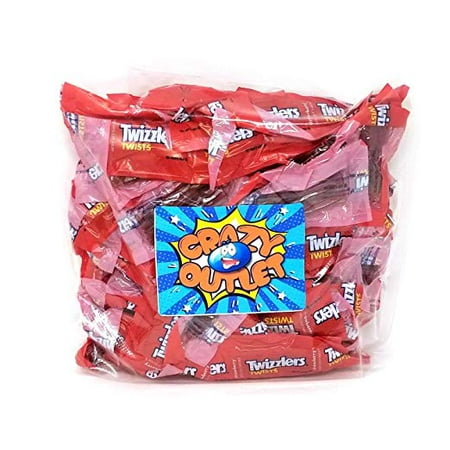 - Twizzlers Twist Strawberry, Snack Size, Individually Wrapped, 3 pounds bag