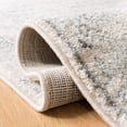 thumbnail image 3 of Safavieh Tulum Collection TUL271A Boho Moroccan Distressed Area Rug, 5' 3" x 7' 6", Ivory/Grey, 3 of 6