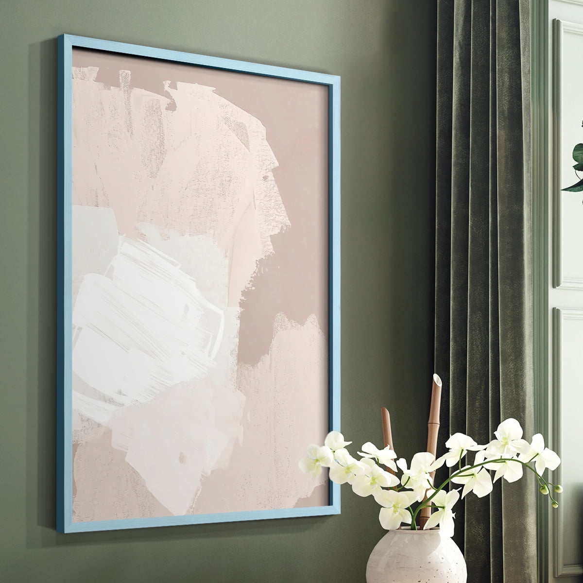 Cloud Slate I in Paper Solid Wood 11 x 14 Framed Print