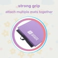 thumbnail image 3 of Gymnastics Mat 8'x2'x2" Foldable Tumbling Mats with Carrying Handles Four Fold Thick Exercise Mat for Home Aerobics Stretching Yoga, Purple, 3 of 8