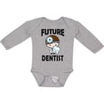 thumbnail image 3 of Inktastic Future Dentist Cute Boys Boys Long Sleeve Baby Bodysuit, 3 of 5
