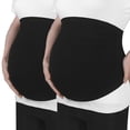 thumbnail image 1 of Vocoste Bandes Ventrales pour Femmes Enceintes G Nylon Noir 2 Pcs, 1 of 6