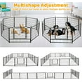 thumbnail image 4 of PawGiant Dog Playpen, Heavy Duty Metal Dog Exercise Playpen Fence for Indoor & Outdoor, 16 Panels & 24'' Height, 4 of 7
