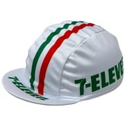 7-Eleven Retro Vintage Classic Moisture Wicking Breathable White Cycling Hat Cap