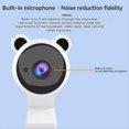 thumbnail image 4 of 1080P HD Webcam Camera USB Webcam Focus Night Vision Computer Microphone Video Camera PC Accessories,1 * camera 1 * data cable,White, 4 of 6