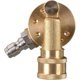 thumbnail image 1 of Swivel Coupler for Pressure Washer Tips, Gutter Cleaner Attachment, 1/4" Quick Disconnect, 240 Degree, 4500 PSI, 1 of 5