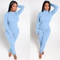 thumbnail image 3 of QueenLine 10 PCS Bulk Item Wholesale Lots Autumn Plus Size Tracksuit Women Sportswear Bodycon Two Piece Set Long Sleeve Slim Top and Pants Set, 3 of 6