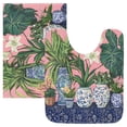 thumbnail image 7 of Yayeee Bath Rugs for Bathroom Floor Set of 2 Non Slip Fluffy Soft Absorbent Mat, Floral Vase, 7 of 7