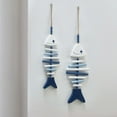 thumbnail image 6 of Fish Wind Chimes,Wood Fish Bone Witchs Bells,Fish Windchime Outdoor Hanging Decors, 6 of 10