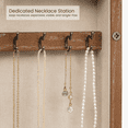 thumbnail image 6 of Hives and Honey Cabby Locking Standing Jewelry Armoire - Ceruse Oak, 6 of 8