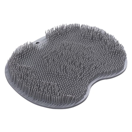 TPE Shower Foot Scrubber Relieves Tired And Sore Feet Cleaner Massage Pad Reduce Grey