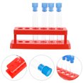 1 Set Test Tubes with Rack for Classroom Experiment Storage - Walmart.com
