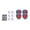A, variant on Light Up Catch Game Set with Sticky Ball and Baseball Training Glove, Easy to Use for Toddlers to Adults, F3- Soft Football 6 Pack