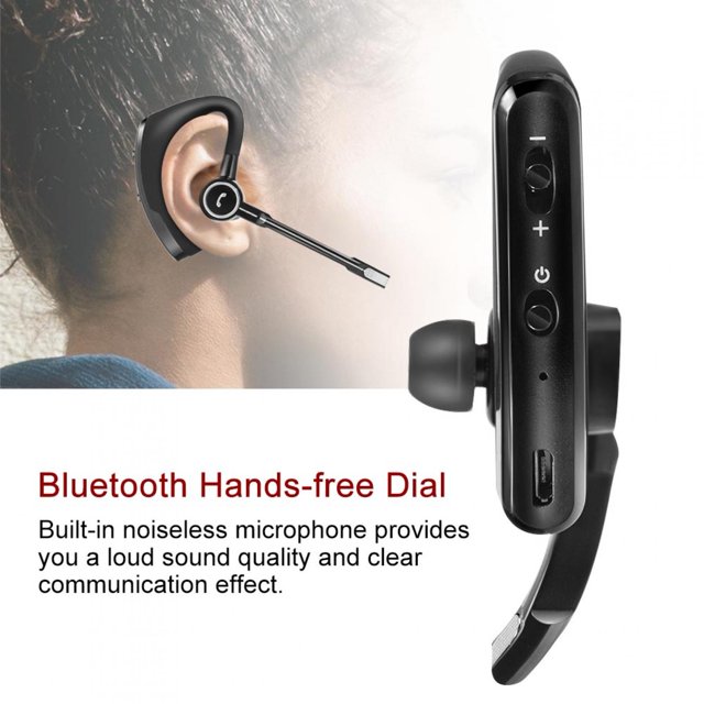 TWS Single Bluetooth 4.1 Auriculares con Gancho para la Oreja Giratorio Auriculares inalámbricos para Negocios Auricular para Llamadas Manos Libres Larga Espera HiFi Deep Bass Unbranded XD05272