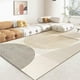 thumbnail image 4 of Alfombra de sala de estar estilo crema ligera de lujo avanzada para dormitorio, sala de estudio, sofá moderno, mesa de café, manta, mesita de noche, alfombra para piso, 4 of 6