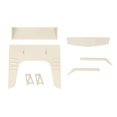 thumbnail image 1 of Conjunto de visera de ala trasera y deflector de viento para decoración de coche modelo WPL D12 1/10 Blanco, 1 of 9