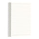 thumbnail image 3 of Cuaderno de espiral para estudiantes, con correa, transparente, de polipropileno, B5, con cuadrícula horizontal, 3 of 4