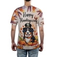 thumbnail image 5 of Happy Thanksgiving Bernese Mountain Dog Welcome Thankful Fall Autumn Pumpkin All Over Print 3D Shirt Unisex Merch Berner Lover Gifts - 02021, 5 of 6