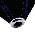 thumbnail image 2 of Para Coche Funda impermeable para palanca de cambios Manual de coche, de cuero de gamuza, color azul, 2 of 4