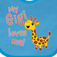 thumbnail image 4 of Inktastic My Gigi Loves Me Cute Giraffe Boys or Girls Baby Bib, 4 of 4