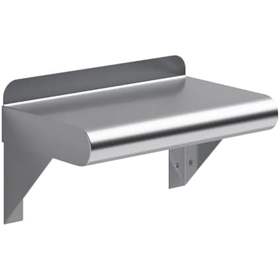6 in. x 10 in. Stainless Steel Wall Shelf | NSF Certified | Appliance & Equipment Metal Shelving | Kitchen, Restaurant, Garage, Laundry, Utility Room$$Storage