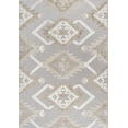 thumbnail image 3 of JONATHAN Y SOUTH BEACH 8 x 10 Area Rug, Sumak Pile Neutral Diamond Kilim - Beige/Gray, SBH107A-8, 3 of 8
