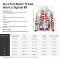thumbnail image 5 of Lsque Funny Christmas Gnome UPF 50+ Lightweight Sun Protection Men's Women's Long Sleeve Shirt, Hoodie Performance -X-Large, 5 of 9