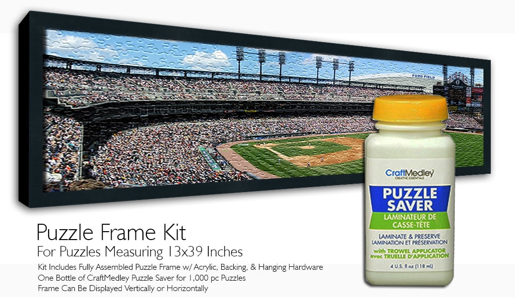 Jigsaw Puzzle Frame Kit Featuring Craft Medley Puzzle Glue