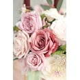 thumbnail image 2 of Dusty Rose Cream Artificial Flowers Fake Roses Peonies and Greenery Combo Box Set for DIY Wedding Bouquets Bridal Shower Centerpieces Floral Arrangements Party Tables Home Decorations, 2 of 5