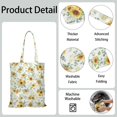 thumbnail image 3 of Country Sunflower Farm Theme Reusable Grocery Bag - Foldable & Large Capacity Tote for Parents, 3 of 6