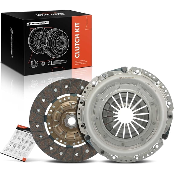 A-Premium Transmission Clutch Kit Compatible with Volkswagen Jetta 2008-2010 2012-2018 Passat 2008 Golf R 2012-2013 Beetle 2012-2014 CC 2009-2016 Eos 2010-2011 GTI 2009-2014 & Audi A3 2.0L