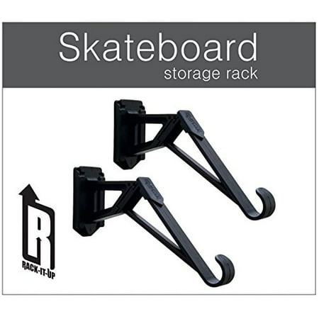 Marketing Holders Skateboard Snowboard rack it up board storage racks garage wall hanger (1 Set), Sturdy Rack made from Engineering Glass-Filled.., By RackUp Ship from (Best Way To Ship A Snowboard)