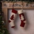 thumbnail image 4 of 2 piezas de medias de árbol de Navidad bolsas de regalo de Navidad colgantes bolsas de dulces de lana de punto decoraciones de Navidad brillar Electrónica, 4 of 5