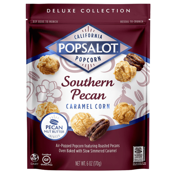 Deluxe Collection Popsalot Popcorn (Southern Pecan) 6.0 ounce