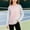 White, variant on Tie Dye Girls Long Sleeve Sun Protection Shirt Quick Dry UPF 50 Outdoor Pink,Size 7-8 T