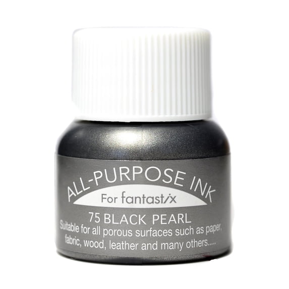 All Purpose Ink 0.5 oz., bottle, black pearl (pack of 4)
