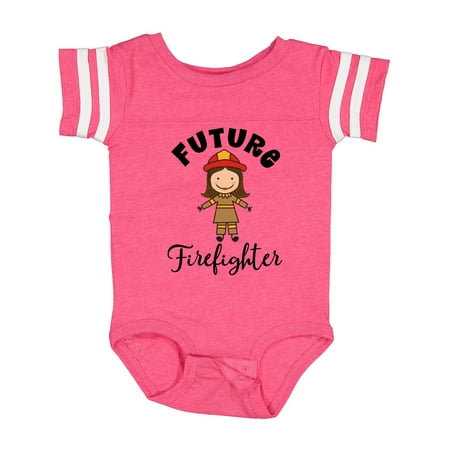 

Inktastic Future Firefighter Cute Girls Gift Baby Girl Bodysuit