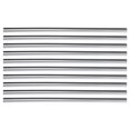 thumbnail image 1 of 10 tiras decorativas para salida de aire acondicionado de coche para la mayoría de salidas de ventilación, decoración recta universal de PVC, accesorios interiores, tono plateado, 1 of 7