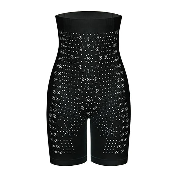 IDALL Postpartum Belly Band Tummy Control Shapewear Butt Lifting Shapewear High Waisted Body Shaper Shorts Shapewear Thigh Slimming Technology Shapewear Tummy Control Underwear Black L