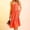 Orange, variant on Tbopshirt Wedding Guest Dresses for Women Spring and Summer Open Back Ruffle Solid Casual Dress Short Skirt