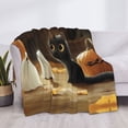 thumbnail image 6 of Halloween Decorations Throw Blanket for Couch, Halloween Cute Black Cat Ghost A Halloween Blanket Fuzzy Throw Blanket, Halloween Decor Cuteness Plush Flannel Blanket & Throws, 6 of 7